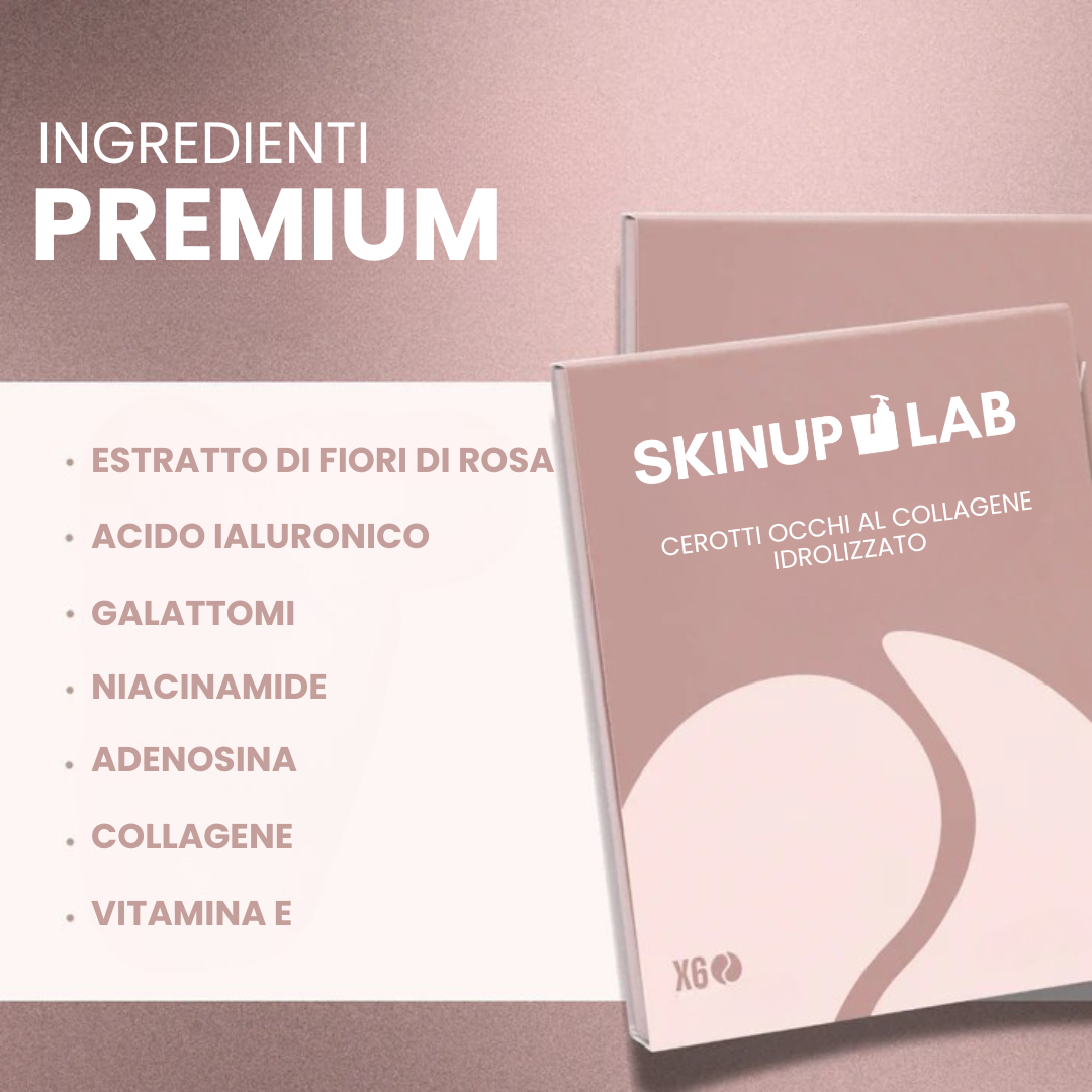 Patch Occhi al Bio-Collagene – (6 Pezzi)