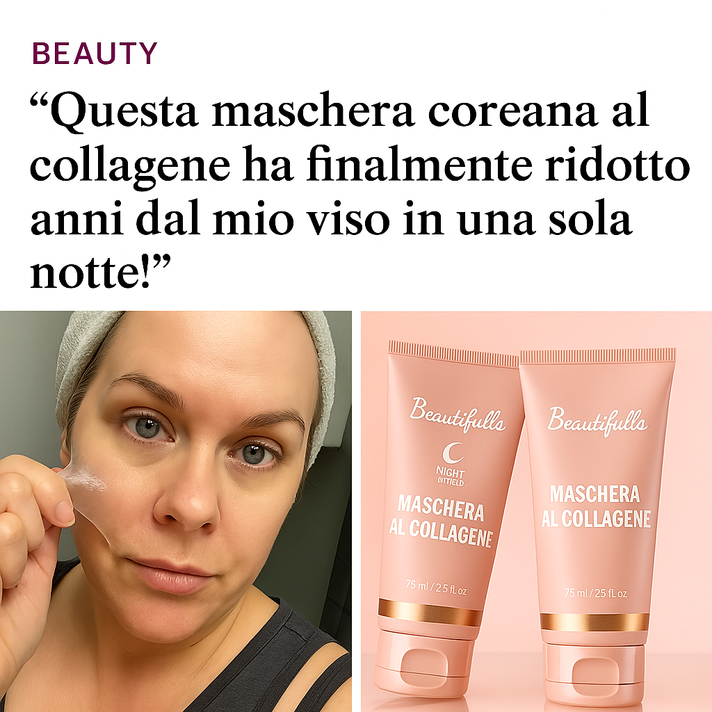 Maschera Coreana Notturna al Collagene