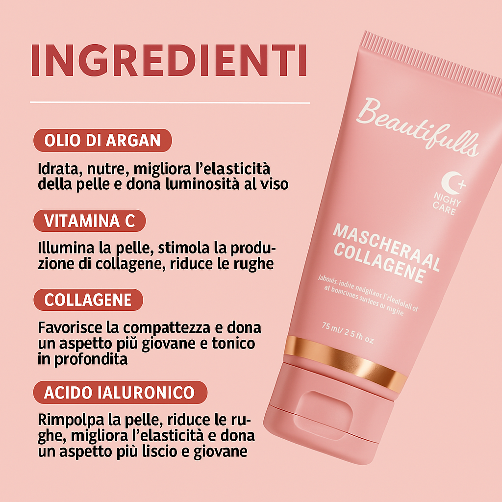 Maschera Coreana Notturna al Collagene