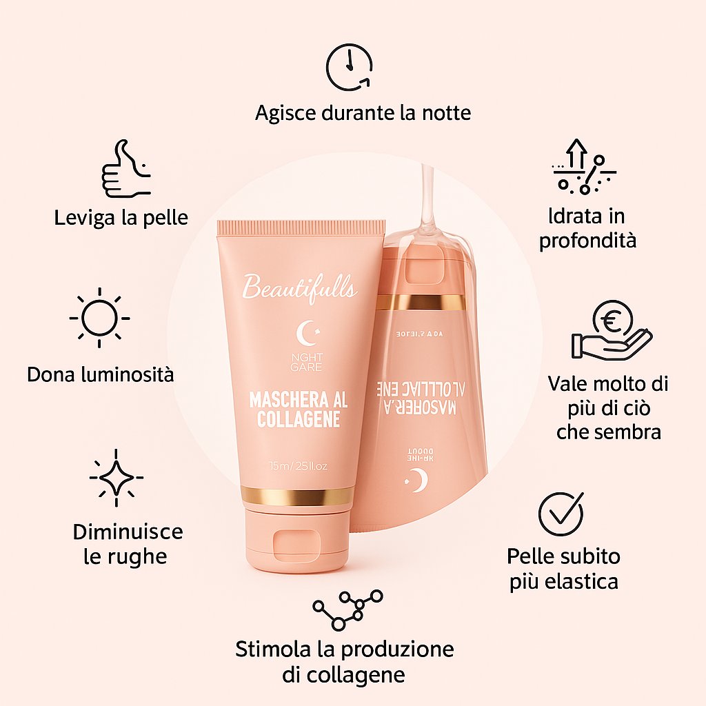 Maschera Coreana Notturna al Collagene